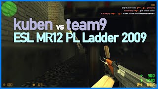 POV  kuben vs team9 ESL MR12 PL Ladder 2009 CTOnly [upl. by Adnal]