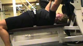 Bench press 240 lbs  108k [upl. by Berlinda]