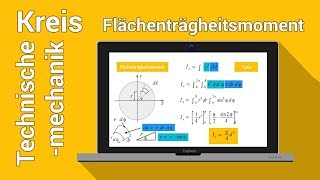 Flächenträgheitsmoment Kreis Berechnen  Festigkeitslehre  Technische Mechanik [upl. by Hennessey]