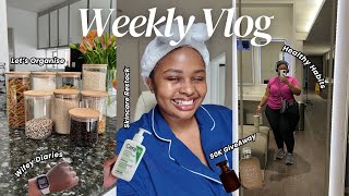 Weekly Vlog  Feminine Relationships Wifey Diaries Lets Organise Skincare Restock 50k GiveAway [upl. by Atrim]