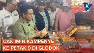 Cak Imin Kampanye Keliling Petak 9 Glodok Belanja Permen Buah dan Kalender [upl. by Wilser]