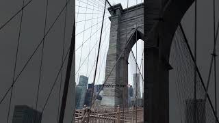 Brooklyn bridge 🇺🇸 New York City 🍎 NYC 🗽 Manhattan Travel vlog [upl. by Allit]