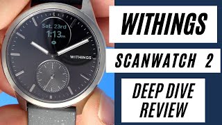 Withings Scanwatch 2 Review  hybrid smartwatch [upl. by Lampert]