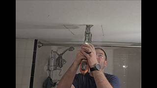 Installing A Bathroom Vent Fan In An Old House [upl. by Alliuqa]