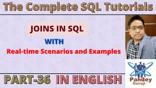 36 Join in SQLJoins For Beginners  Inner Left Right Full JoinJoins With ExamplesPandeyGuruji [upl. by Arayt]