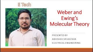 Weber and Ewing’s Molecular Theory । Study in Hindi । E Tech [upl. by Enilorak444]