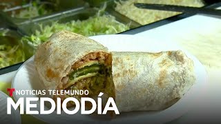 El burrito representa un mercado millonario para la economía estadounidense  Noticias Telemundo [upl. by Bokaj388]