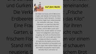 Auf dem Markt lerndeutsch learngerman deutsch learngermanfast german deutschlernen [upl. by Dranoel]