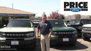 Price Ford of Simi Valley  10k Off amp 39 for 36 months on 24 Bronco Sport Previous Service Loaner [upl. by Adnana888]