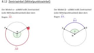 03 Zentriwinkel Mittelpunktswinkel [upl. by Leahplar]