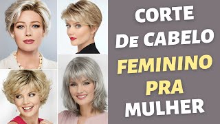 55 CORTES DE CABELO FEMININO PRA MULHER TENDÊNCIA  CORTE FRANJA CABELO CURTO  MODA MODA [upl. by Adnilemre]