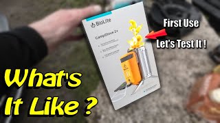 Biolite 2 Campstove  First Use Review [upl. by Akoek]