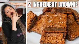 2 INGREDIENT ZERO CARB BROWNIES [upl. by Aivat260]