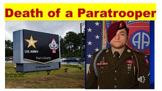 Ft Liberty Paratrooper Dies During Training Exercise [upl. by Jempty]