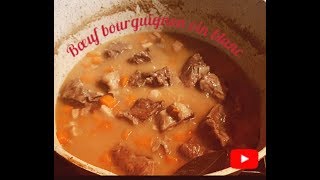 boeuf bourguignon au vin blanc [upl. by Yuji]