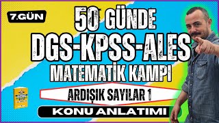 Ardışık Sayılar 1  KPSSDGSALES Matematik  50 Günde KPSSDGSALES Matematik Kampı [upl. by Alberto]