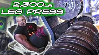 Ronnie Coleman  2300 lb leg press  Ronnie Coleman [upl. by Orville]