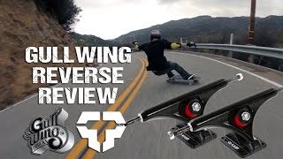 Gullwing Reverse Longboard Trucks Rider Review  Tactics [upl. by Aliahs]