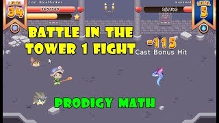 Prodigy Math Game Battle In The Tower 1 Fight  Level 34  Part 19  Games For Childrens [upl. by Anomar]