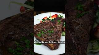 Bison Tbone Steaks [upl. by Nyleek954]