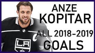 Anze Kopitar ALL GOALS From the 201819 Season [upl. by Harrad]