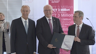 WIPO Celebrates 3 Million PCT Patent Applications [upl. by Kendricks]