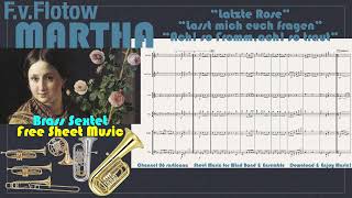 FlotowMARTHA Brass Sextet Free Sheet Music Download 06 rusticana Ensemble Collection [upl. by Riane569]