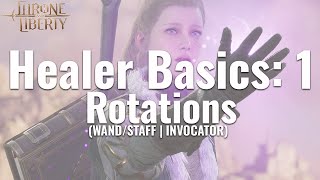 Healer Basics Part 1 Beginner’s Guide to StaffWand Healing Rotation Invocator [upl. by Nnaerb]