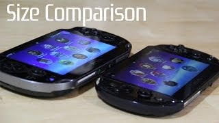 PS Vita Slim Size Comparison PCH2000 [upl. by Ahsemot]