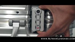 Rimowa Topas amp Limbo  How To Set TSA Lock on Rimowa Topas amp Limbo [upl. by Adelia135]