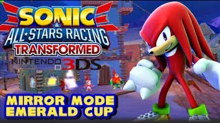 Sonic amp All Stars Racing Transformed 3DS  Grand Prix  Emerald Cup Mirror Mode [upl. by Sorcim267]