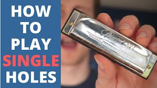 How To Play Single Notes On Harmonica [upl. by Isleen]