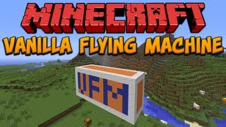 Minecraft Vanilla Flying Machine [upl. by Radu]