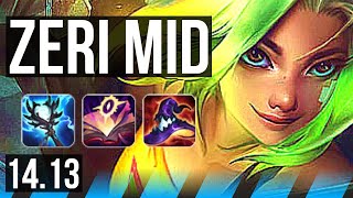 ZERI vs MALZAHAR MID  6 solo kills 800 games  VN Master  1413 [upl. by Enairda284]