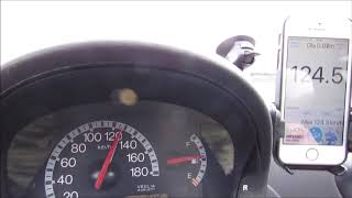 Fiat Seicento 11 acceleration 0100 kmh GPS [upl. by Nazus]