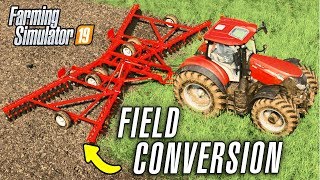 CONVERTING THE FIELD FOR THE TUBERS  Farming Simulator 19 GROWERS FARM Ep 4 [upl. by Ornas]