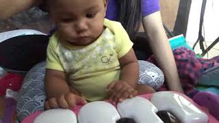 Blasian Baby Playing Piano Aggressively  vivixchen [upl. by Eceertal236]