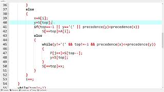 Infix to Postfix Conversion and Evaluation Program [upl. by Sperry]