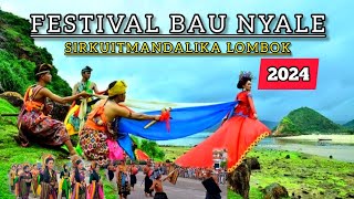 Woow serunya festival bau nyale di mandalika 2024 [upl. by Niwdla]