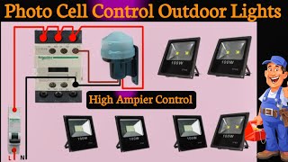 Photocell Switch for Outside Lights  photocell switch  photocell switch installation street light [upl. by Alegre813]