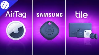 AirTags vs Samsung SmartTag vs Tile  The ULTIMATE Comparison [upl. by Angus]