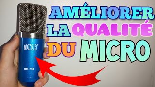 Améliorer la Qualité de son microphone RAPIDEMENT [upl. by Ahseim]