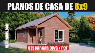 Casa Prefabricada 3 Dormitorios DWG  PDF [upl. by Nikki]