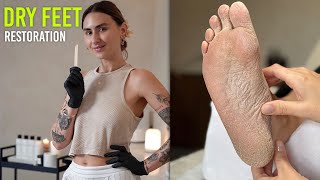 Making Dry Cracked Feet Like New After One Luxury Treatment [upl. by Kong623]