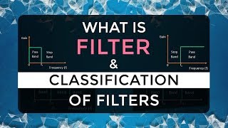 What is Filter amp Classification of Filters  Four Types of Filters  Electronic Devices amp Circuits [upl. by Ellednahc69]