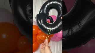 How to Add Foil Letters to Balloon Garland [upl. by Yelrah]