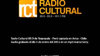 Radio Cultural 899 de Toquepala captada en Arica [upl. by Eirrak]