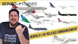 Fair mix but once again price increases  Herpa Wings 0102 2024 release announcements [upl. by Ibmat]