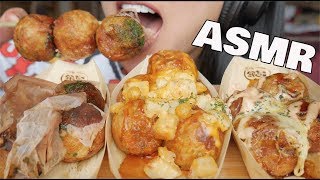 ASMR TAKOYAKI EATING SOUNDS  SASASMR [upl. by Hahnke739]