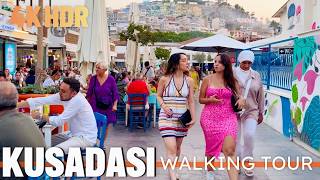 Kuşadası Turkey Stunning 4K HDR Walking Tour of Kuşadası City Center  A MustSee Experience [upl. by Itsirk690]